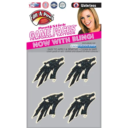 Miniatura 142 de Fan-A-Peel Tatuajes temporales sin agua del estado de Florida, hipoalergénicos, para despegar y pegar, tatuajes temporales impermeables, con Florida