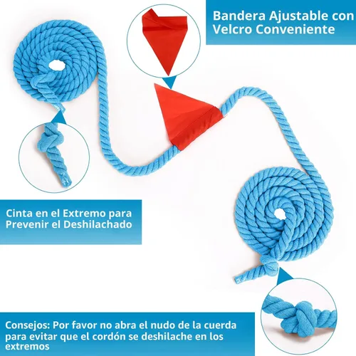 Miniatura 4 de CWLAKON Cuerda de tira y afloja para niños y adultos, juegos de fiesta de cumpleaños de reunión familiar, para el día de campo, campamento al aire