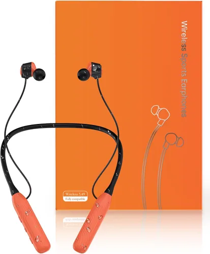 JL&MI Neckband - Auriculares Bluetooth con batería extra de 1000 horas, con cancelación de ruido, 80 horas de reproducción, auriculares para correr