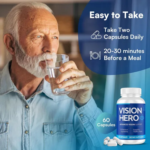 Miniatura 4 de Advanced Vision Support, suplementos para los ojos, 60 cápsulas de suplementos de salud ocular para adultos (paquete de 1)