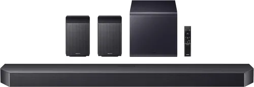 Samsung HWQ990F Barra de sonido de 11.1.4 canales serie Q con subwoofer y altavoces traseros