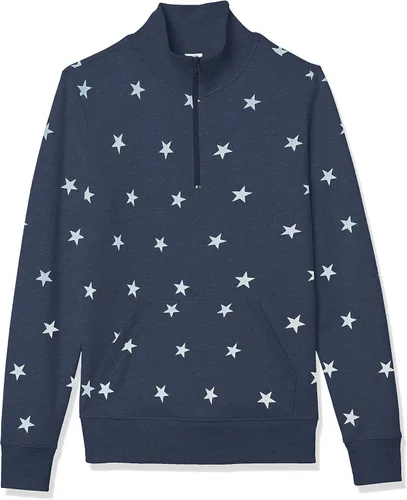 Miniatura 6 de Tienda Essentials - Sudadera ligera de manga larga de rizo francés con zíper para mujer