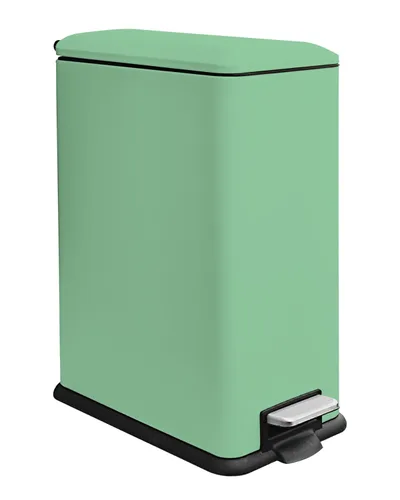 Miniatura 20 de Cubo de basura pequeño para baño con tapa, cubo de basura de 1.3 galones con cubo interior extraíble, cubo de basura delgado con tapa de cierre