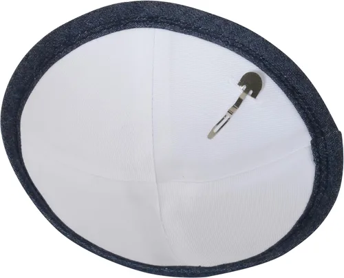 Miniatura 2 de Sombrero kipá de lino para hombres y niños, hermoso, transpirable, cómodo, suave, Yamaka Kippa - para celebrar