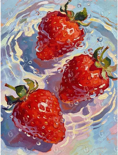 Miniatura 13 de Gamteldot 4 piezas de kits de arte de diamante de frutas para adultos - kits de pintura de diamante 5D con herramientas completas de bricolaje