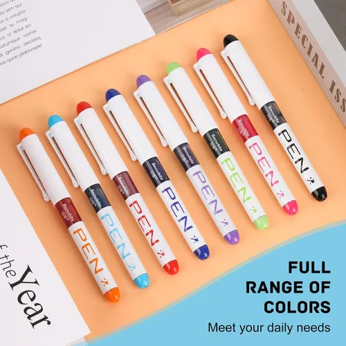 Miniatura 4 de 12 bolígrafos estilográficos desechables, suministros de oficina de escritura suave para bocetos, diario, caligrafía, garabatos y regalos