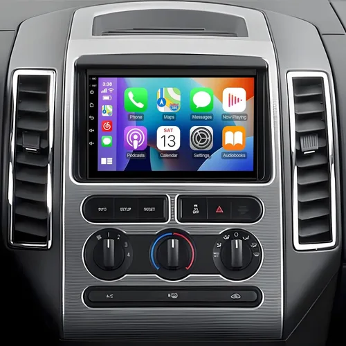 PHEZEN Estéreo de coche con pantalla táctil de 7 pulgadas compatible con Ford Edge 2007-2010, Android 13 Doble DIN Radio de coche con Carplay y
