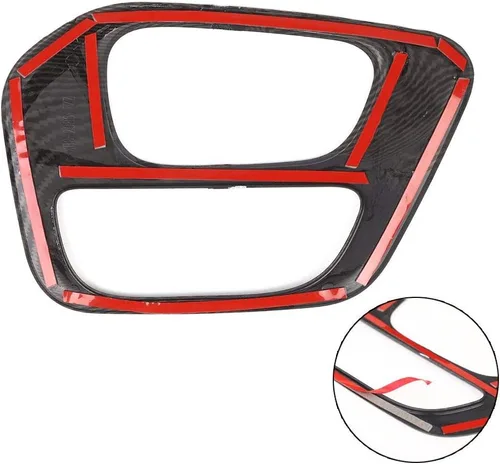 Miniatura 3 de Voodonala para Dodge Challenger 2015-2023 Cubiertas de panel de cambio de marcha central, accesorio de decoración y recorte para Dodge Challenger