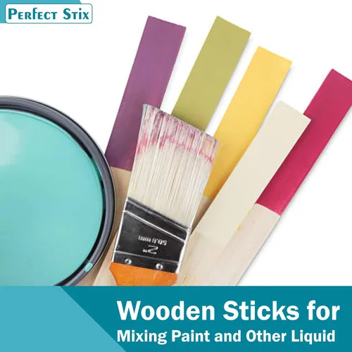 Miniatura 5 de Perfect Stix - PAINT12-100 - Palillos agitadores de madera de 12 pulgadas de longitud (paquete de 100)