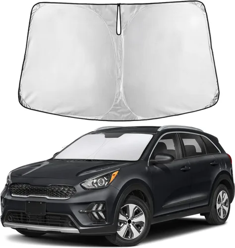 Miniatura 94 de EcoNour Parasol para parabrisas compatible con Hyundai Tucson 2016-2019 2020 2021, visera solar para parabrisas delantero y ventana, bloqueador