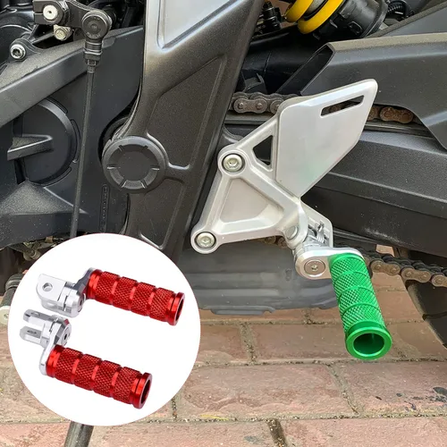 Miniatura 11 de Clavija de pie delantera ajustable (compatible con SUZUKI Gixxer/GSX250R/V-STROM250) (azul)