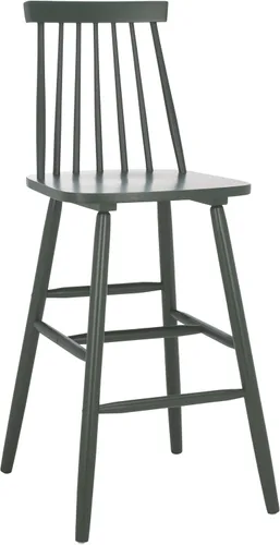 Miniatura 12 de Safavieh Home Collection Beaufort - Taburete de bar (30 pulgadas, 2 unidades), color negro