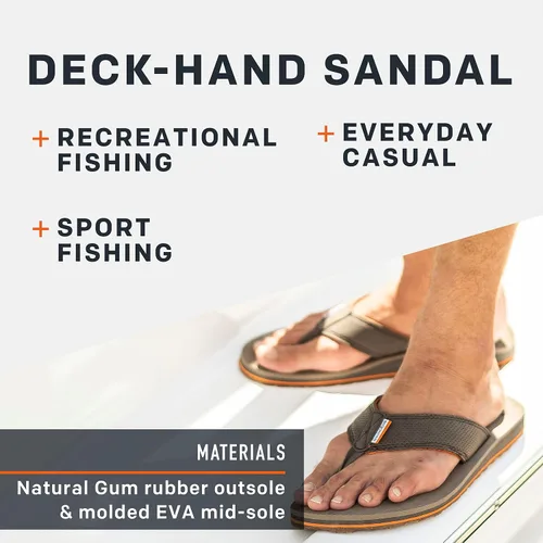 Miniatura 4 de Grundens DECK-HAND - Sandalias para hombre, duraderas, de apoyo