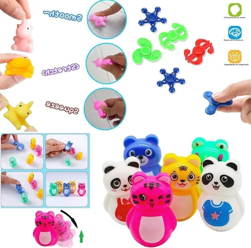 Miniatura 2 de 52 regalitos de fiesta para niños y niñas de 4 años en adelante, recuerdos y rellenos para bolsas de fiesta, tesoro, premios de carnaval, premios