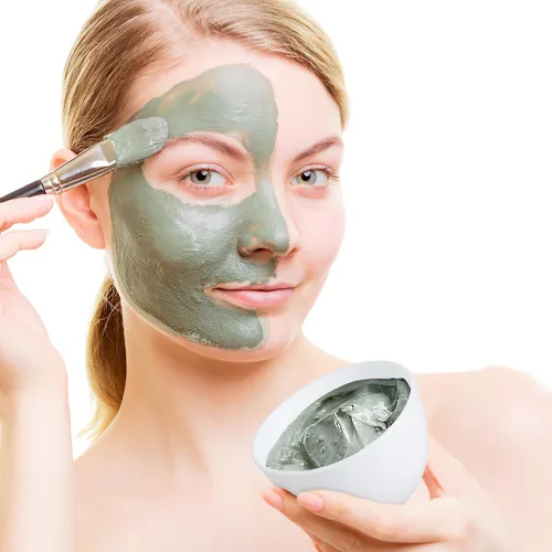 Miniatura 2 de Juego de 3 cuencos de silicona de silicona para máscara facial de color blanco para mascarilla facial, aplicación de aceite para el cabello