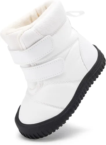 Miniatura 134 de BMCiTYBM Botas de nieve de invierno para bebés y niños pequeños, de piel sintética, cálidas, antideslizantes, zapatos para primeros pasos