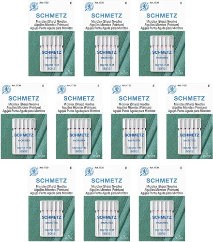 Miniatura 8 de Agujas para máquina Microtex Sharp - Tamaño 12/80 5/Pkg