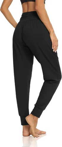 Miniatura 5 de DIBAOLONG - Pantalones de yoga sueltos para hacer ejercicio, casuales, cómodos, con bolsillos