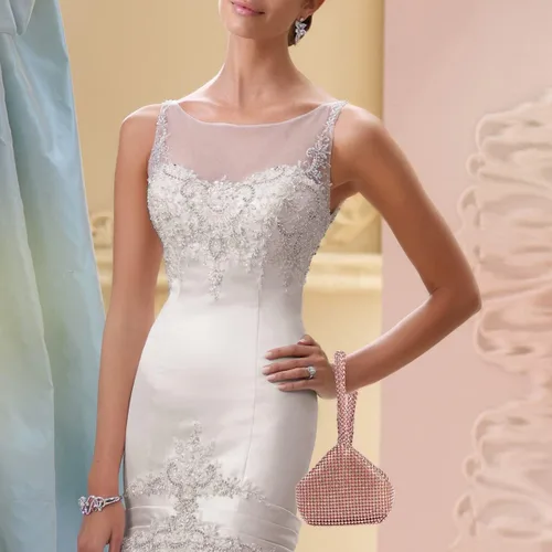 Miniatura 4 de Bolso de mano para mujer, diseño triangular, para boda, fiesta
