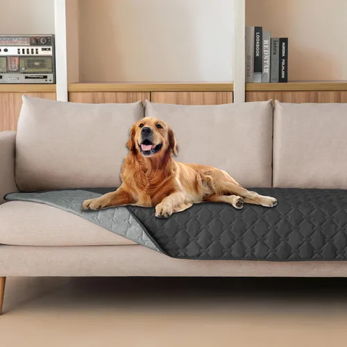 Miniatura 87 de gogobunny Manta 100% Impermeable de Doble Cara para Perros, Cubierta Suave para Cama de Mascotas, Reversible, Protege Muebles, Sillón, Sofá, Coche