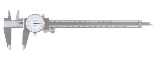 Miniatura 2 de Accusize Industrial Tools Pinza de esfera de precisión de doble aguja de acero inoxidable de 8 pulgadas por 0.001 pulgadas por 0.001 pulgadas