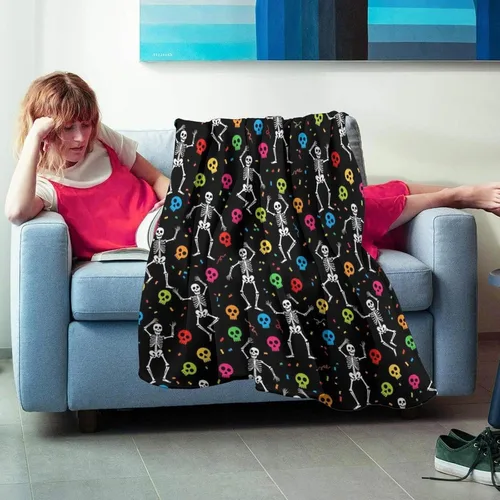 Miniatura 4 de Unqiue - Mantas mullidas para adolescentes, niños y niñas, manta cómoda para cama, sofá, compatible con atrapasueños de búho, arcoíris, mantas