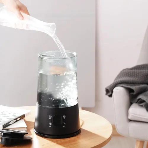 Miniatura 5 de Humidificador de dormitorio, nuevo humidificador de oficina en casa, humidificador ultrasónico silencioso de agua superior de gran calibre, tanque