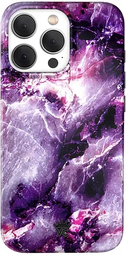 Miniatura 95 de VELVET CAVIAR Funda para iPhone 15 Pro, compatible con MagSafe, probada en caídas de 10 pies, con purpurina Galaxy Purpurina (Galaxy glitter)