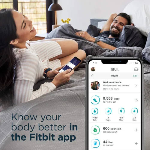 Miniatura 9 de Fitbit Versa 2 Special Edition - Reloj inteligente de salud y acondicionamiento físico con frecuencia cardíaca, música, Alexa integrado, seguimiento