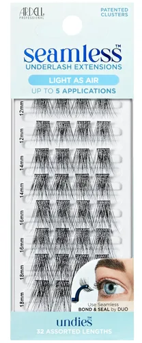 Miniatura 23 de Kit de Recarga de Extensiones de Pestañas Sin Costuras Ardell, Wispies - 32 Longitudes de Racimo Surtidas, Racimos de Pestañas DIY Personalizables