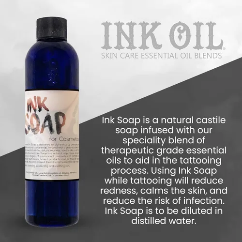 Miniatura 2 de Ink Oil 's Tattoo Aftercare Jabón I Salve Ungüento para curar tatuajes I Perfecto para los amantes del tatuaje I Elementos esenciales de cuidado