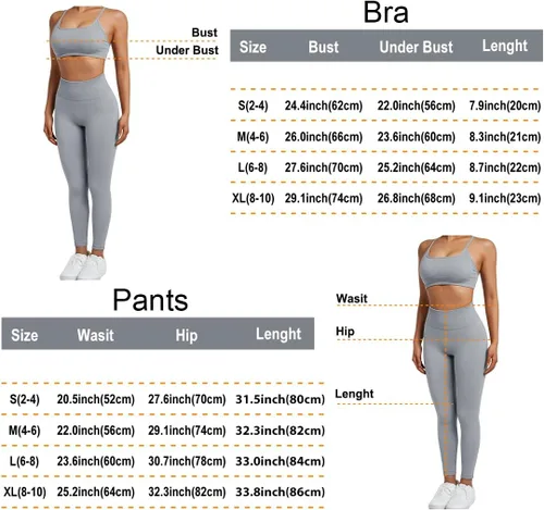 Miniatura 6 de SUUKSESS Conjuntos de entrenamiento sin costuras para mujer, sujetador deportivo con tiras y cintura alta, pantalones cortos