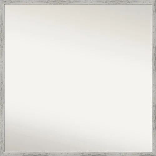 Miniatura 1084 de Amanti Art Espejo de baño blanco para sobre el fregadero, 32 x 45 pulgadas, espejo de tocador rectangular blanco esbelto, marco de madera moderno