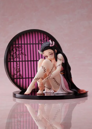 Miniatura 5 de Aniplex Demon Slayer: Kimetsu no Yaiba Statuette Entertainment District Arc Nezuko Kamado (versión avanzada de formulario demonio)
