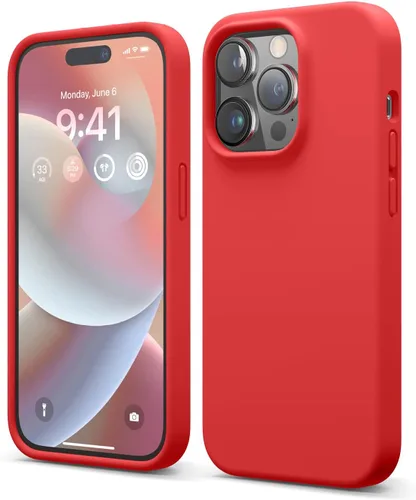 Miniatura 9 de elago Compatible con Funda para iPhone 14 Pro, Funda de Silicona Líquida, Cubierta Protectora de Cuerpo Completo, A Prueba de Golpes, Funda Delgada