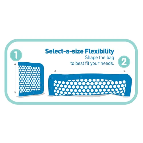 Miniatura 7 de Dr. Brown's Bolsa de silicona 100% para lavavajillas con tamaño ajustable para piezas pequeñas, pezones de biberón, accesorios para sacaleches