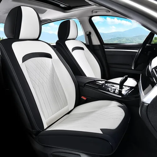 Miniatura 18 de FLORICH Fundas de asiento delantero de automóvil, fundas de asiento de cuero para automóviles, protector de asiento de automóvil, impermeable