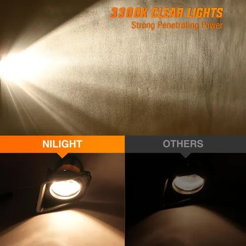 Miniatura 6 de Nilight Conjunto de luces antiniebla compatible con Toyota Tundra 2014, 2015, 2016, 2017, 2018, 2019, 2020 y 2021, lente transparente de repuesto