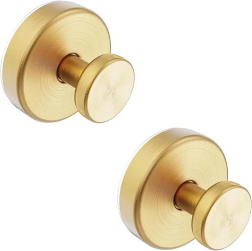 Bntuk Ganchos de ventosa para ducha, ganchos para toallas para vidrio de ventana de baño, gancho de bata de baño Looafh para colgar - paquete de 2,