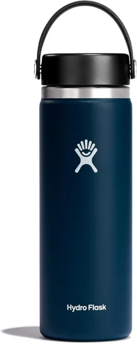 Miniatura 86 de Hydro Flask - Botella de agua de acero inoxidable aislada - Boca ancha con tapa flexible, sin derrame, a prueba de fugas y recargable de 40 oz Negro