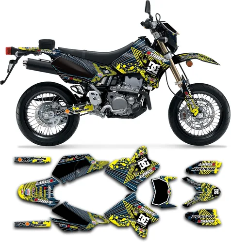 Miniatura 56 de Kit de calcomanías personalizadas para Suzuki DRZ400 E / DRZ400 Enduro / DRZ400E / DR-Z400E / DRZ400 EN 1999-2024, SZDRSE9919003-KO