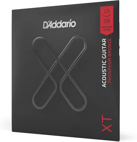 Miniatura 13 de D'Addario Cuerdas para guitarra acústica, XT con revestimiento de bronce fosforoso, XTAPB1047, calibre extra ligero 10-47, juego de 6 cuerdas