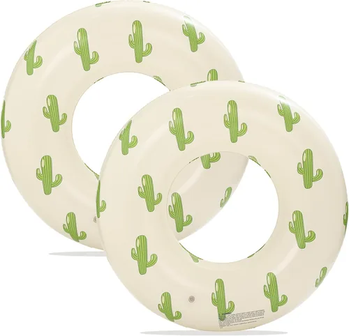 Miniatura 12 de Flotador inflable para piscina, 2 piezas de 32 pulgadas, anillo de natación de alta calidad, flotadores de vinilo resistente para la playa, fiesta