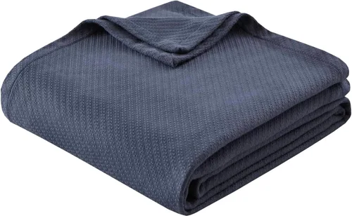 Miniatura 16 de Madison Park - Manta de lujo, suave, acogedora, 100% algodón hilado en anillo, para cama, o sofá