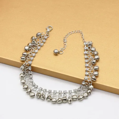 Miniatura 2 de Lvla Gan Pulseras de tobillo de oro para mujer, tobilleras de playa bohemias con colgante