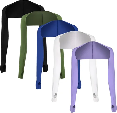 Chal de enfriamiento con protección solar para hombres y mujeres, mangas deportivas resistentes a los rayos UV, adecuadas para ciclismo, golf,