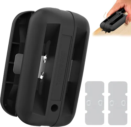 Recortadora de bandas de doble borde con cuchillas de carburo de tungsteno (negro)