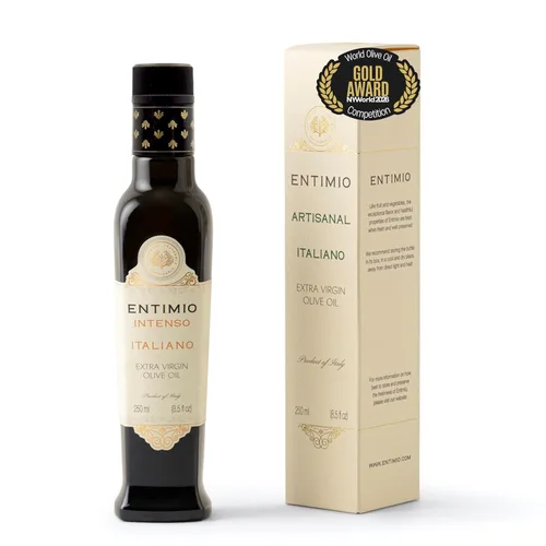 Miniatura 10 de Entimio Ardente Aceite de Oliva Virgen Extra Italiano Orgánico de Italia, Más de 600 mg/kg Alto en Polifenoles, Ganador de Oro 2025, Aceite de Oliva