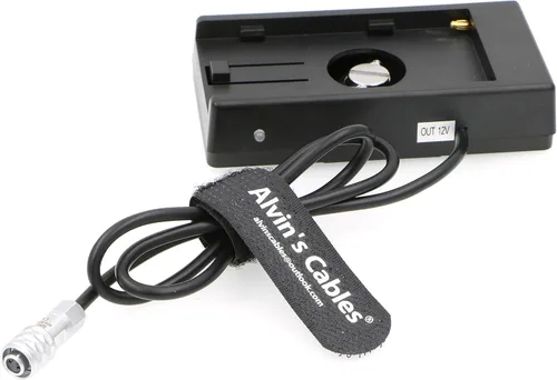 Miniatura 3 de Alvin's Cables Cable de alimentación para BMPCC Blackmagic Cinema Camera 4K BMPCC Fuente de alimentación Adaptador de placa de montaje para batería