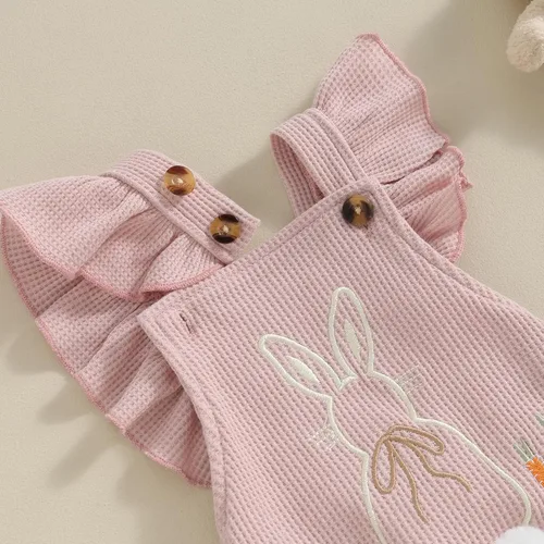 Miniatura 5 de Ropa de verano para bebé recién nacida, con volantes, sin mangas, con diadema